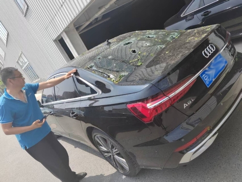 中國大地保險快速應(yīng)對北京冰雹突襲，高效理賠護(hù)航客戶安全